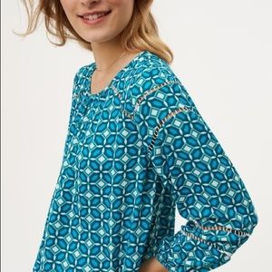 Loft Tiled Cutout Blouse